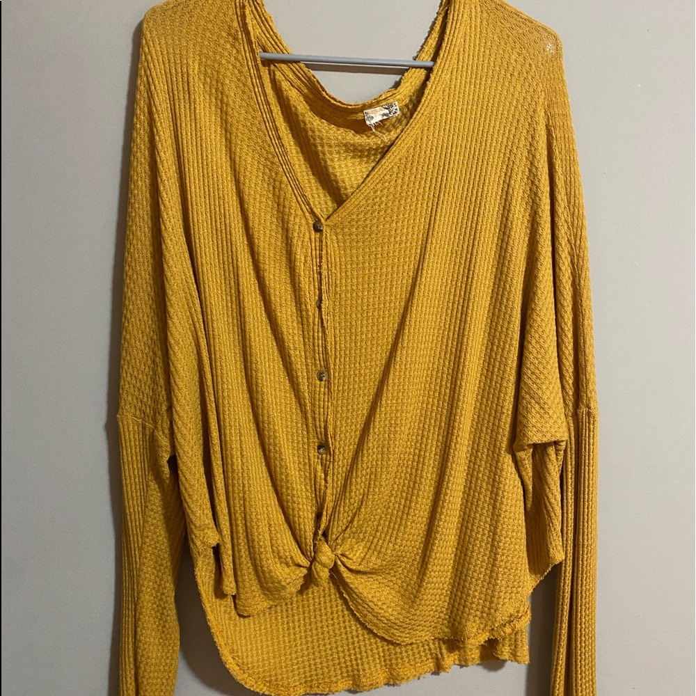 oversized waffle knit